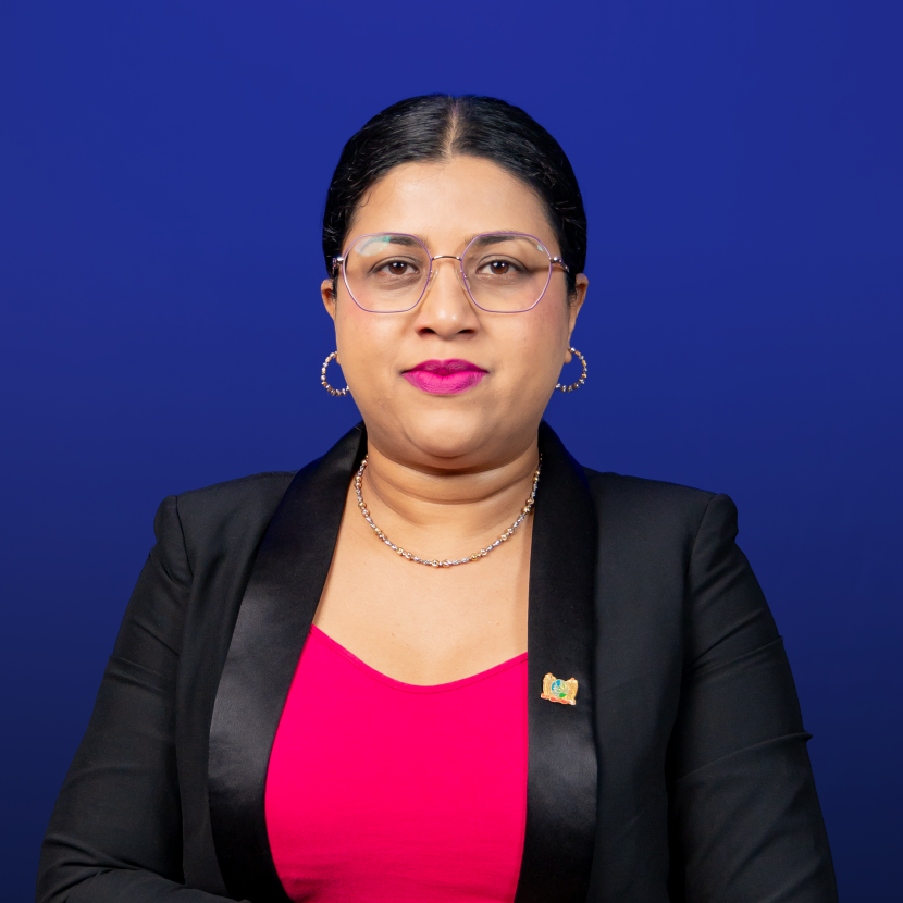 Lalinie Gopal Minister van Jeugdontwikkeling en Sport