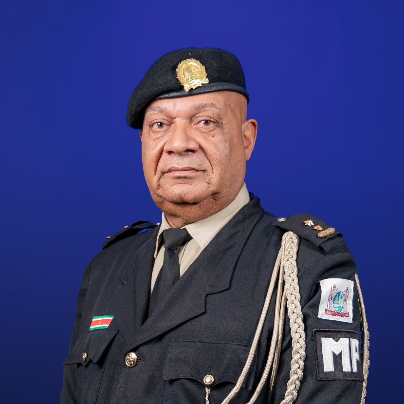 Luitenant-Kolonel Roy Samuels Commandant Korps Militaire Politie